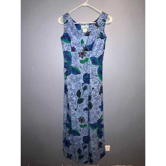 Vintage 70s Penneys Hawaii Women’s Floral Button Front Floral Maxi Dress Size 8 - Picture 1 of 11